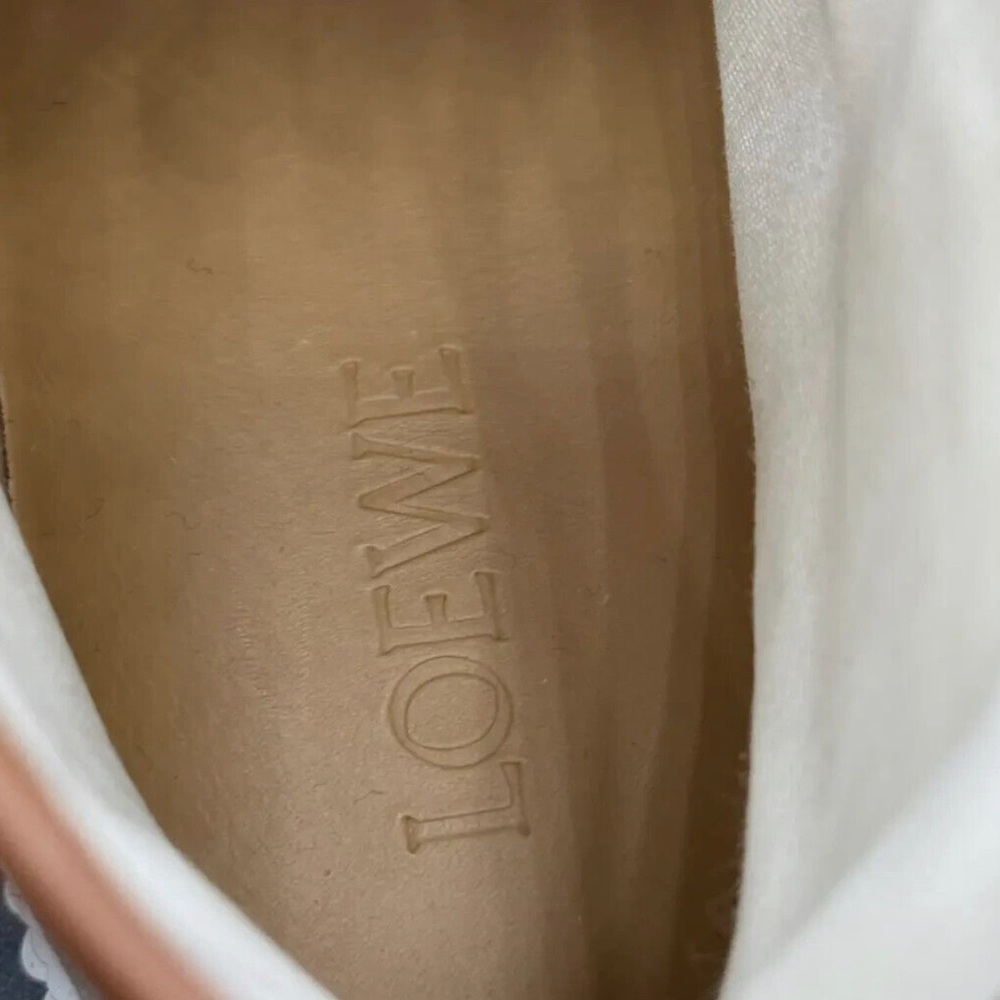 LOEWE Cloth Lace Ups Anagram High Cut Shoes Size US 7 (approx) - Picture 5 of 12